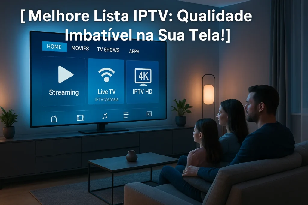 Melhore Lista IPTV: Qualidade Imbatível na Sua Tela! 3 melhor lista iptv