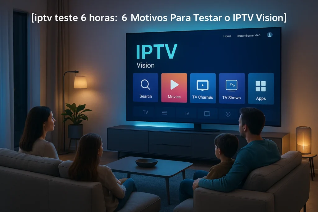 IPTV Teste 6 Horas